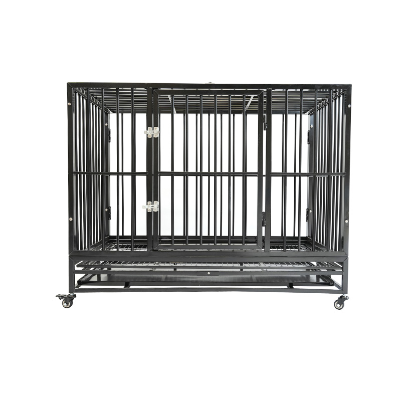 DH121-1 2 Porta Gravis Officium Metallum Kennel Dog Cage