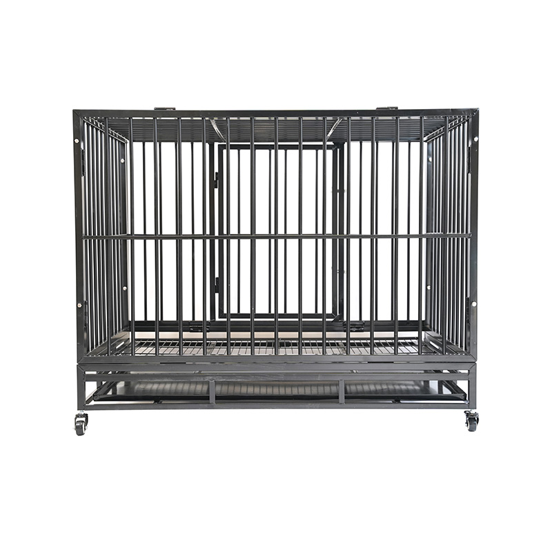 DH121-1 2 Porta Gravis Officium Metallum Kennel Dog Cage