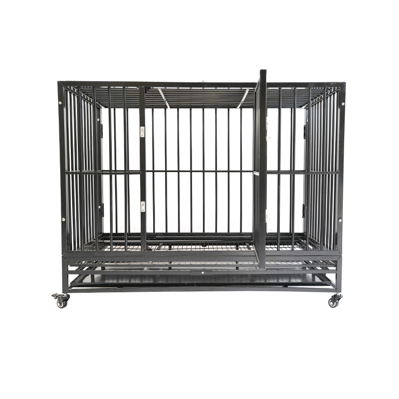 DH121-1 2 Porta Gravis Officium Metallum Kennel Dog Cage