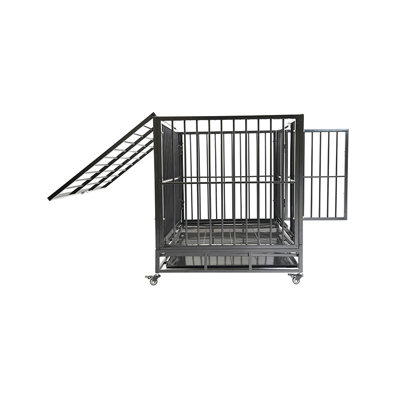 DH121-1 2 Porta Gravis Officium Metallum Kennel Dog Cage