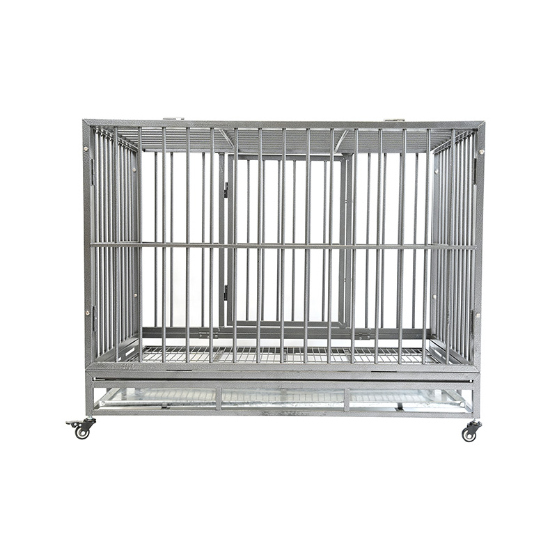 DH121-1 2 Porta Gravis Officium Metallum Kennel Dog Cage