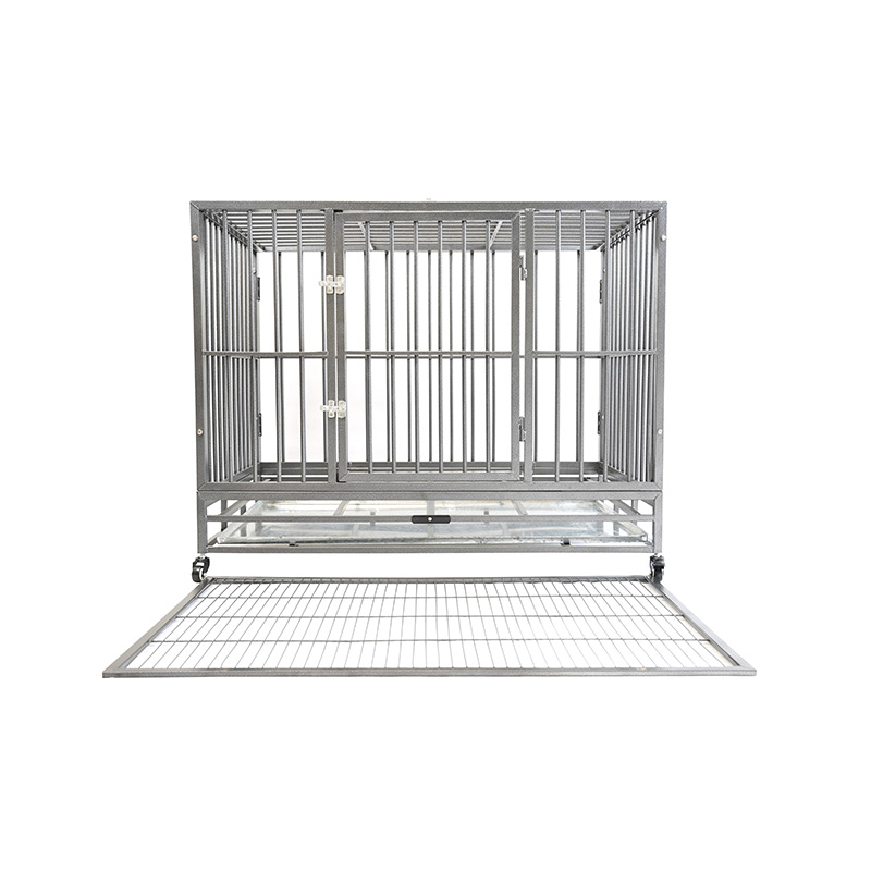 DH121-1 2 Porta Gravis Officium Metallum Kennel Dog Cage