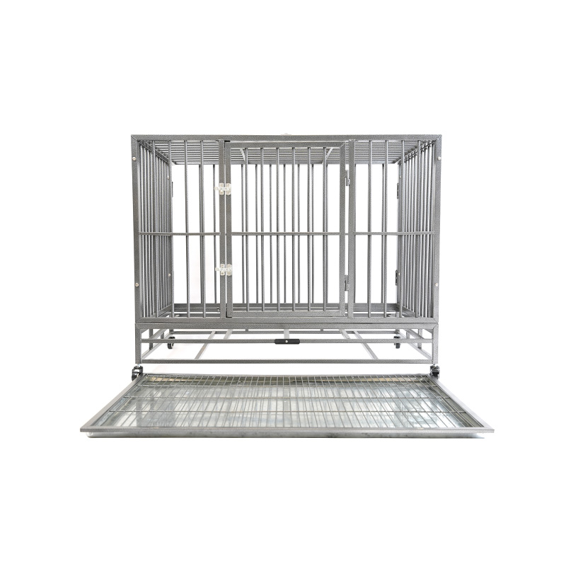 DH121-1 2 Porta Gravis Officium Metallum Kennel Dog Cage