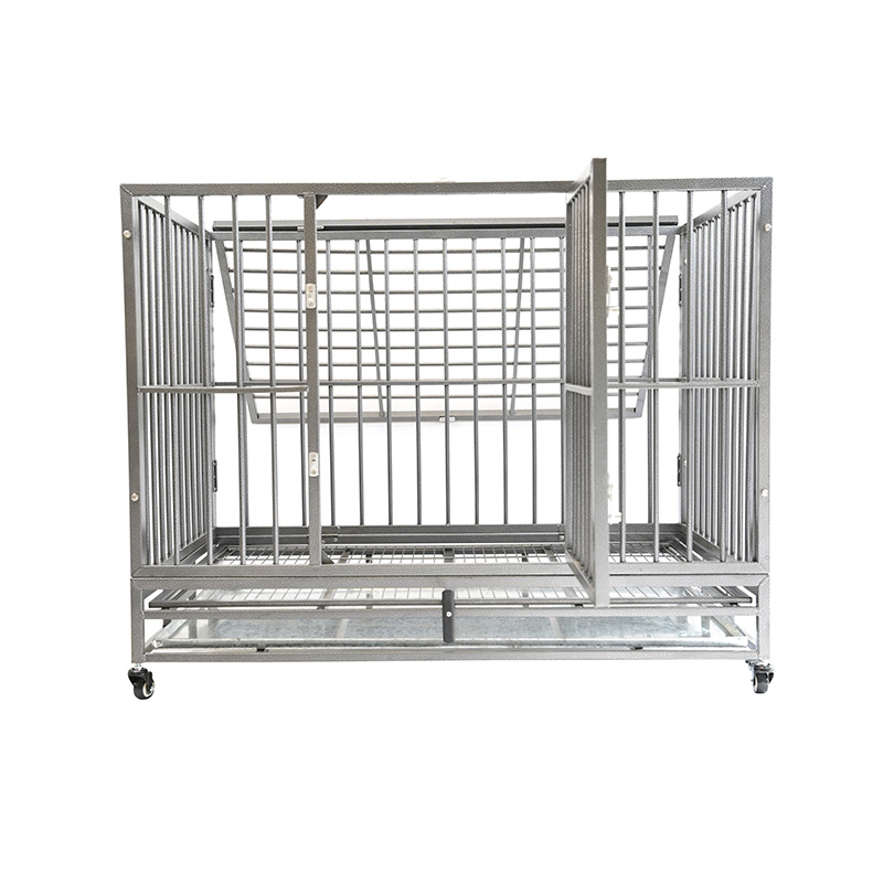 DH121-1 2 Porta Gravis Officium Metallum Kennel Dog Cage