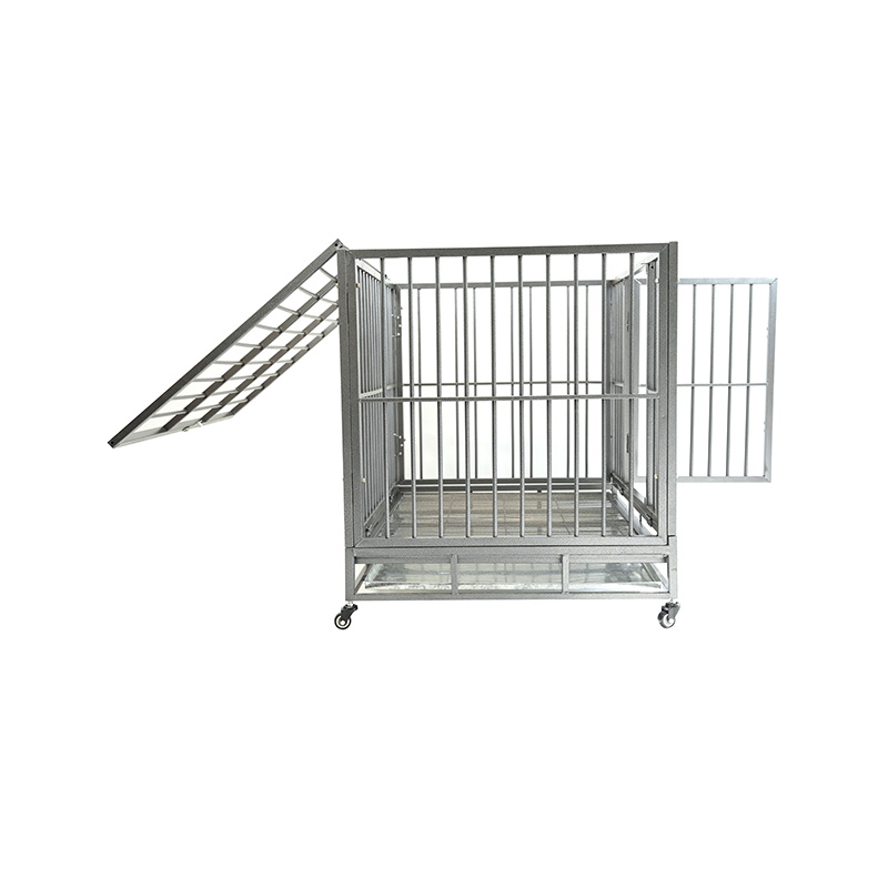 DH121-1 2 Porta Gravis Officium Metallum Kennel Dog Cage