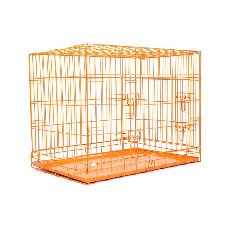 DH016-2 Folding 2 Porta Kennel Pet Box Cum ABS Tray