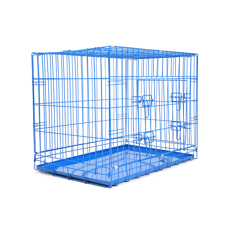 DH016-2 Folding 2 Porta Kennel Pet Box Cum ABS Tray