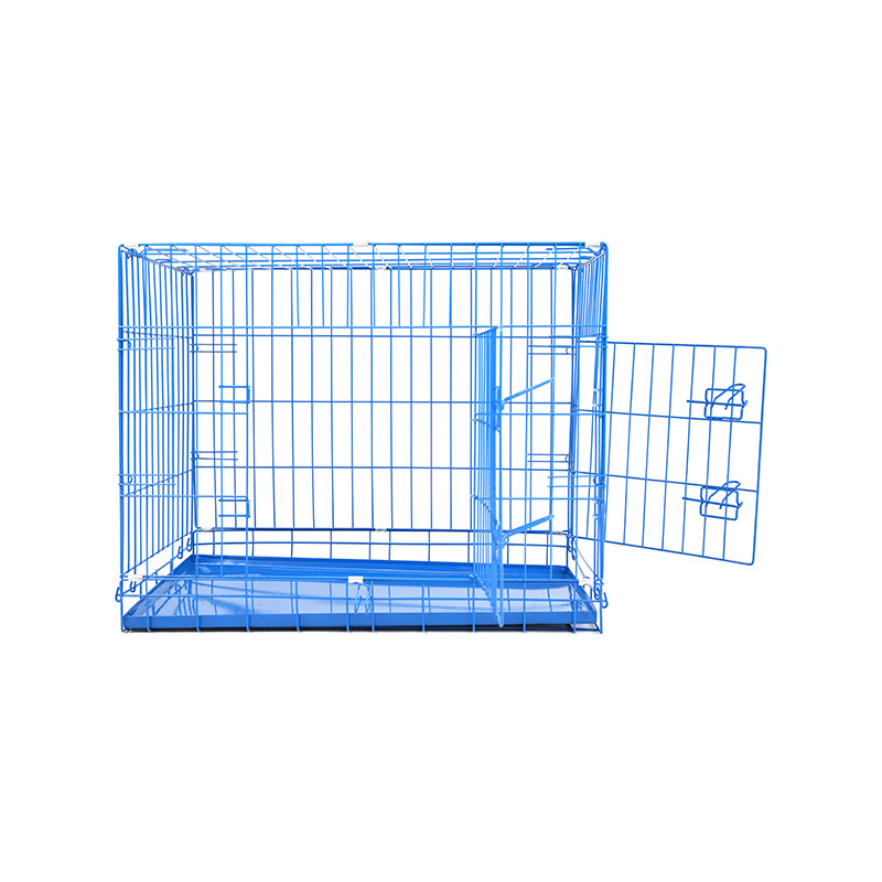 DH016-2 Folding 2 Porta Kennel Pet Box Cum ABS Tray