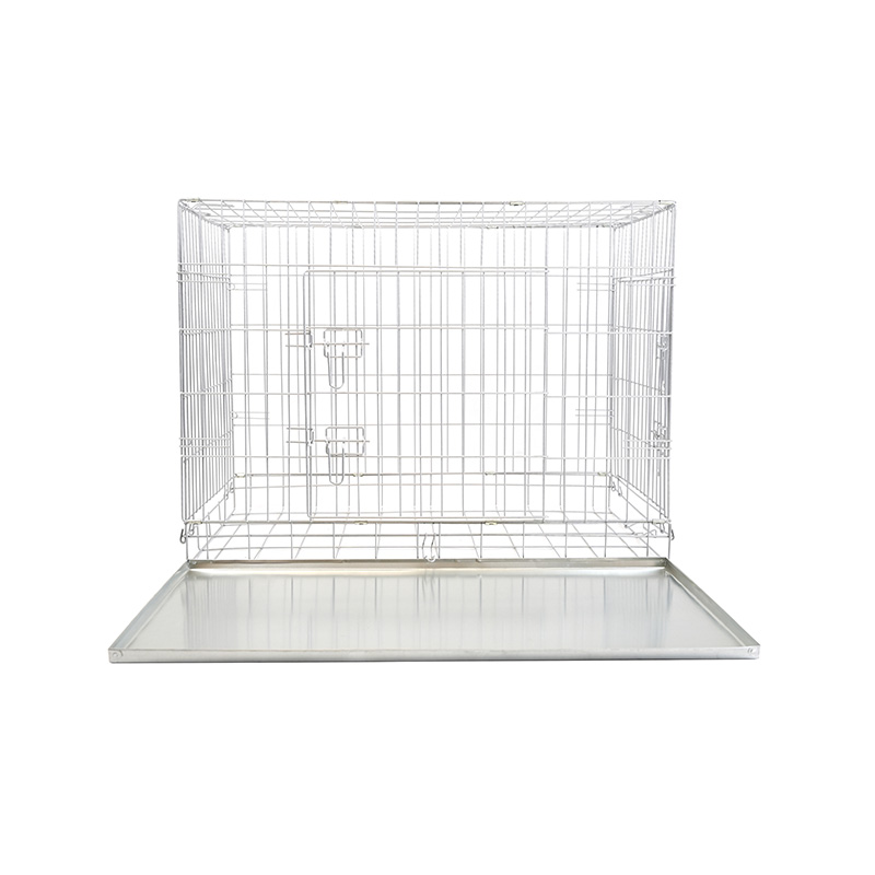 DH016-3 Metallum Breeding Dog Crate Cum Plastic Tray