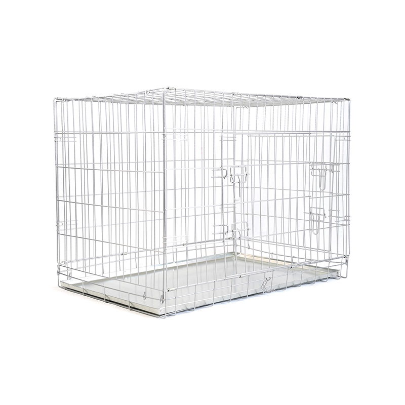 DH016-3 Metallum Breeding Dog Crate Cum Plastic Tray