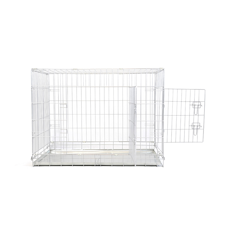 DH016-3 Metallum Breeding Dog Crate Cum Plastic Tray