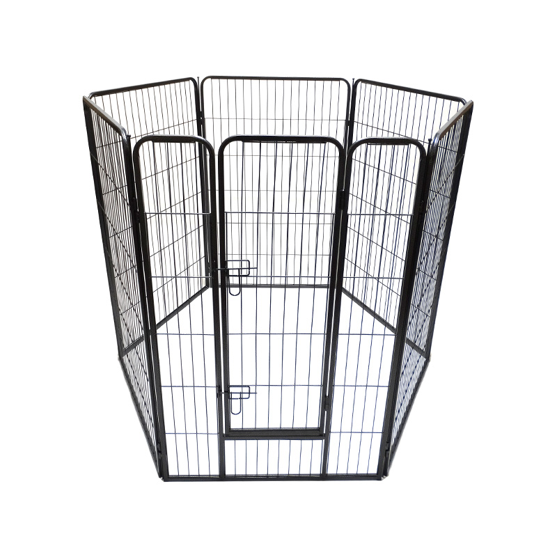 DH093-4 6 Tabulata Portable Outdoor Folding gravis Officium Metal Pet Playpen