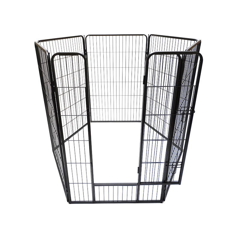 DH093-4 6 Tabulata Portable Outdoor Folding gravis Officium Metal Pet Playpen