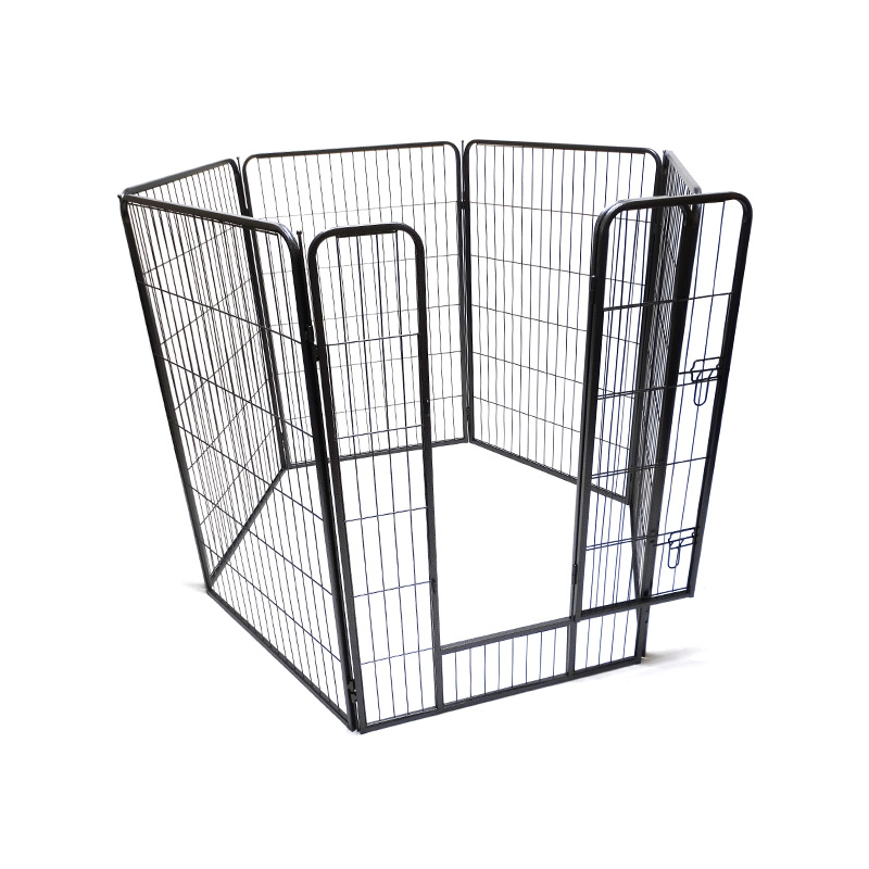 DH093-4 6 Tabulata Portable Outdoor Folding gravis Officium Metal Pet Playpen