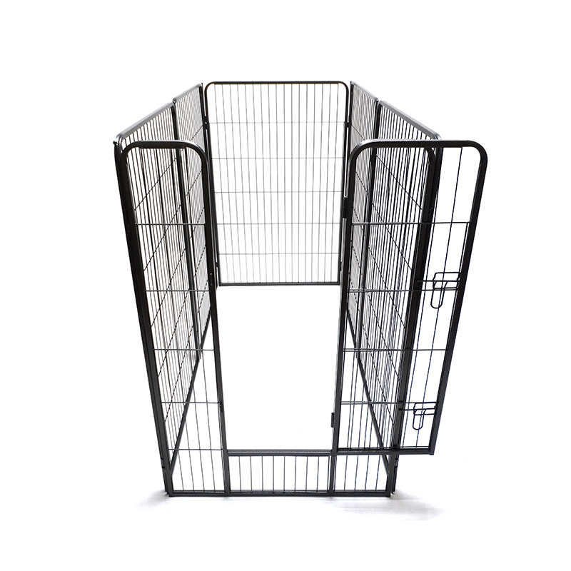 DH093-4 6 Tabulata Portable Outdoor Folding gravis Officium Metal Pet Playpen