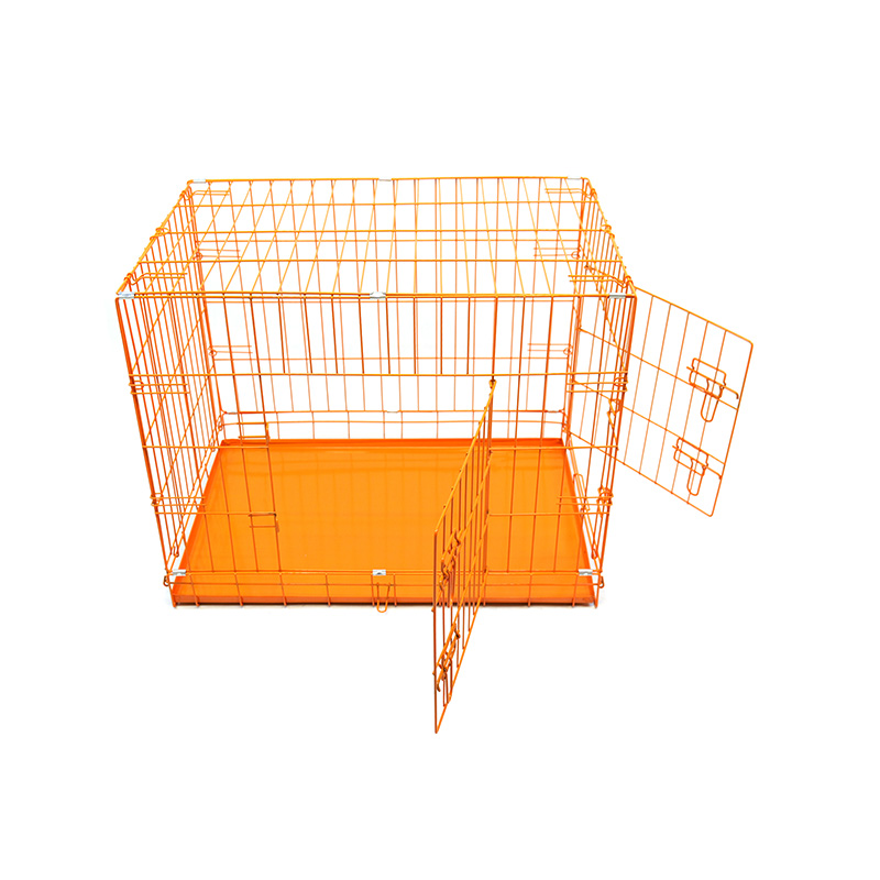 DH016-2 Folding 2 Porta Kennel Pet Box Cum ABS Tray