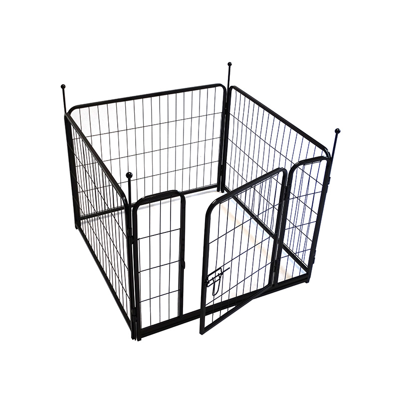 LXXVII * 60 * 8 Ferrum Wire Canis Playpen 4-Panel Pet Puppy Run Dog Fence