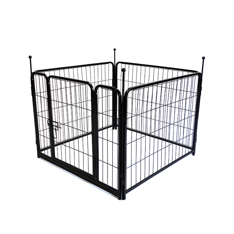 LXXVII * 60 * 8 Ferrum Wire Canis Playpen 4-Panel Pet Puppy Run Dog Fence