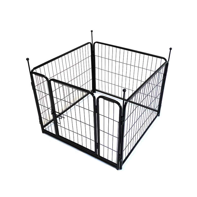 LXXVII * 60 * 8 Ferrum Wire Canis Playpen 4-Panel Pet Puppy Run Dog Fence