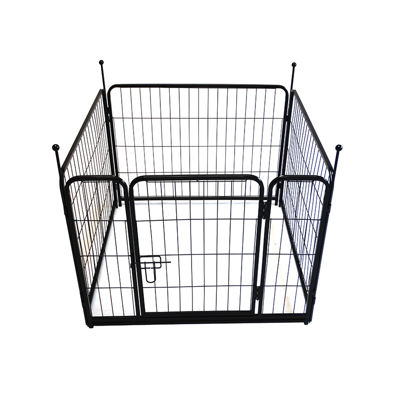 LXXVII * 60 * 8 Ferrum Wire Canis Playpen 4-Panel Pet Puppy Run Dog Fence